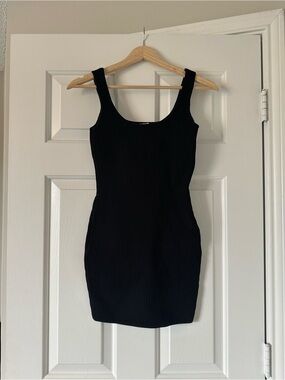 Princess Polly Black Ribbed bodycon dress
